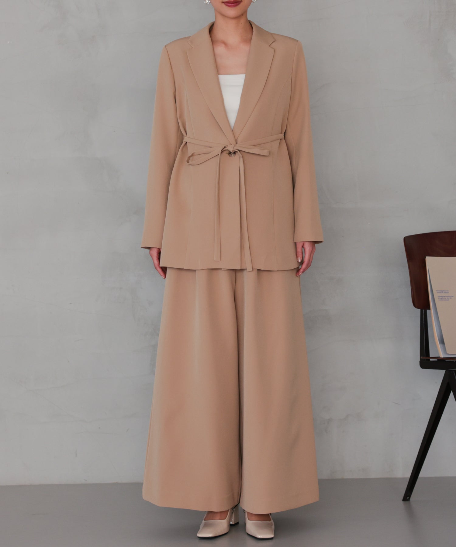 クラシックテーラード ウエストタイスーツ/22125610