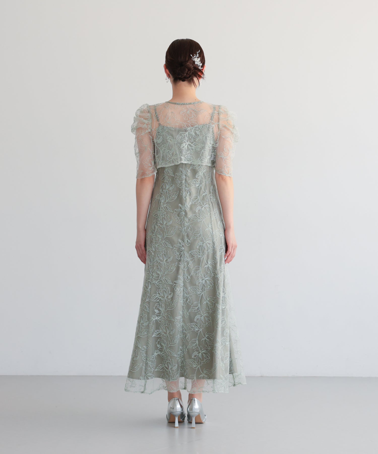 シアーレースボレロセットアップドレス/22325280