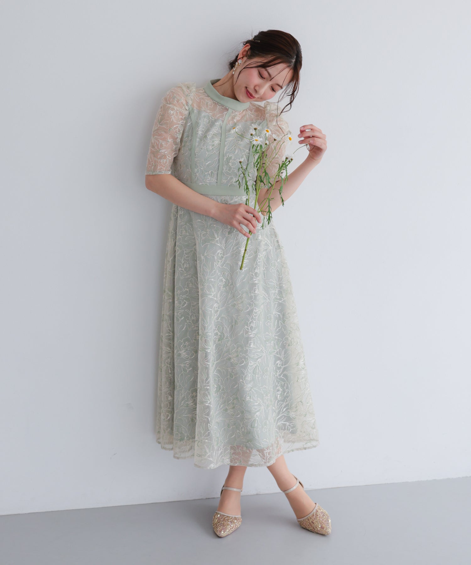 グリーン/163cm/Mサイズ