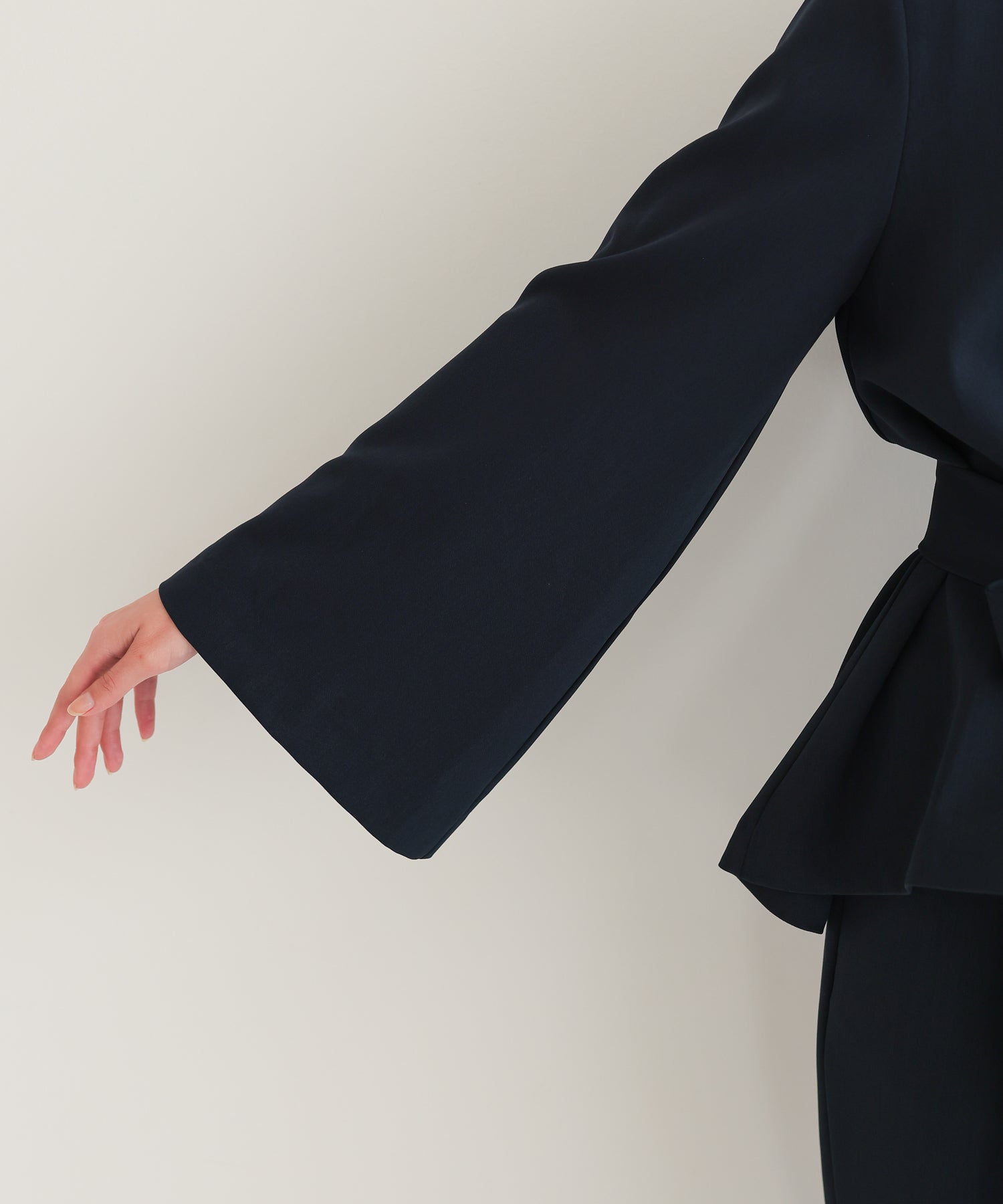 リボンペプラムセットアップスーツ/22125605