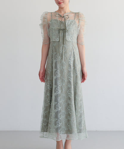 シアーレースボレロセットアップドレス/22325280