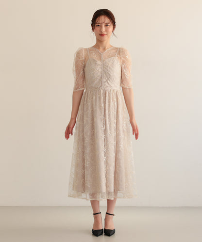 ベージュ/163cm/Mサイズ着用