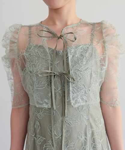 シアーレースボレロセットアップドレス/22325280