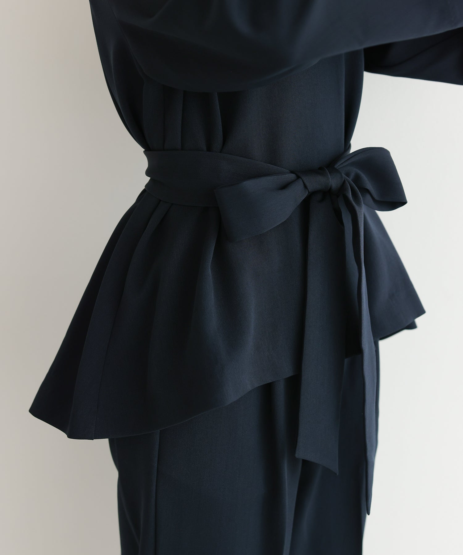 リボンペプラムセットアップスーツ/22125605