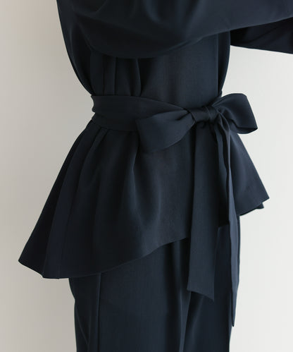 リボンペプラムセットアップスーツ/22125605