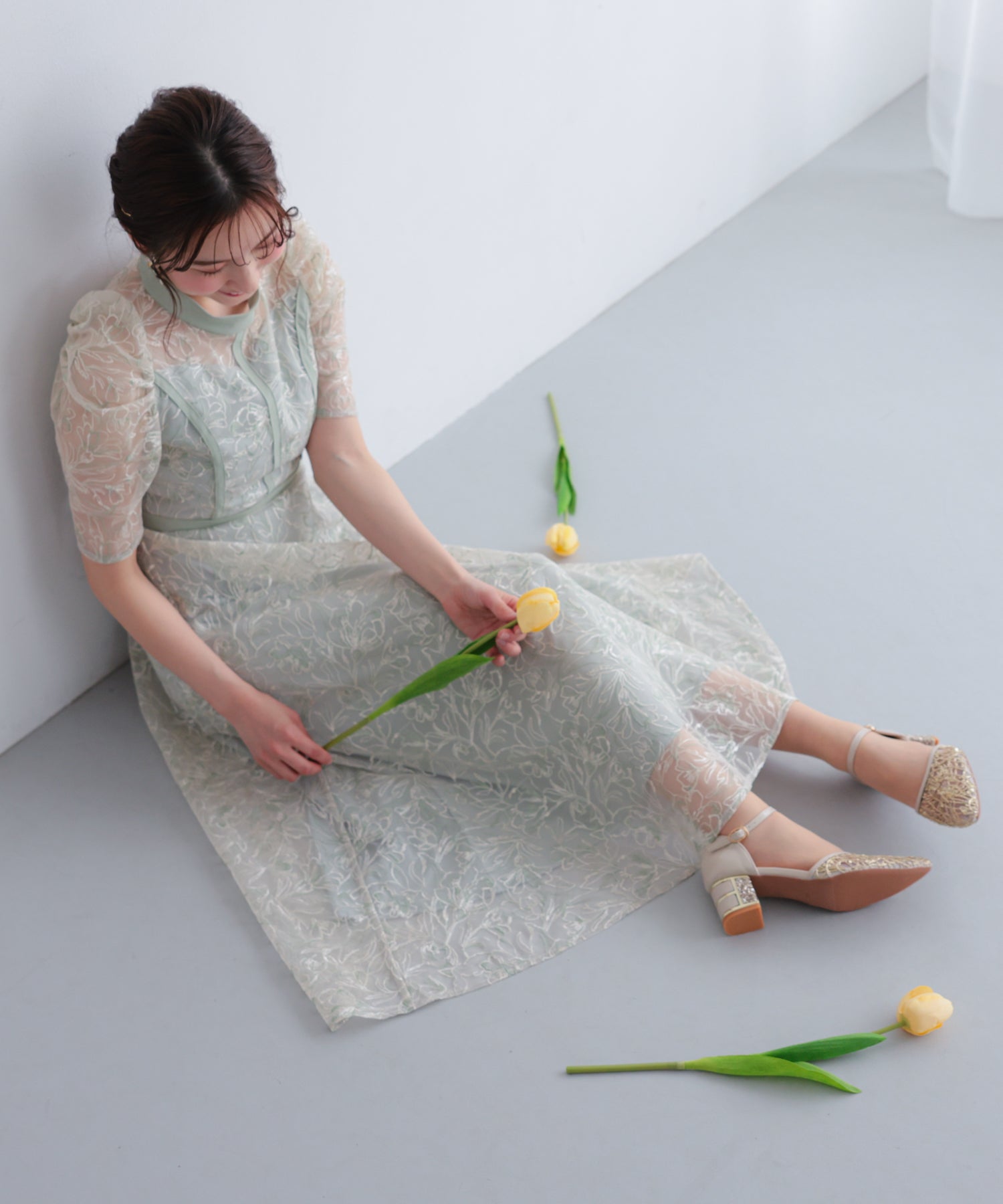 グリーン/163cm/Mサイズ