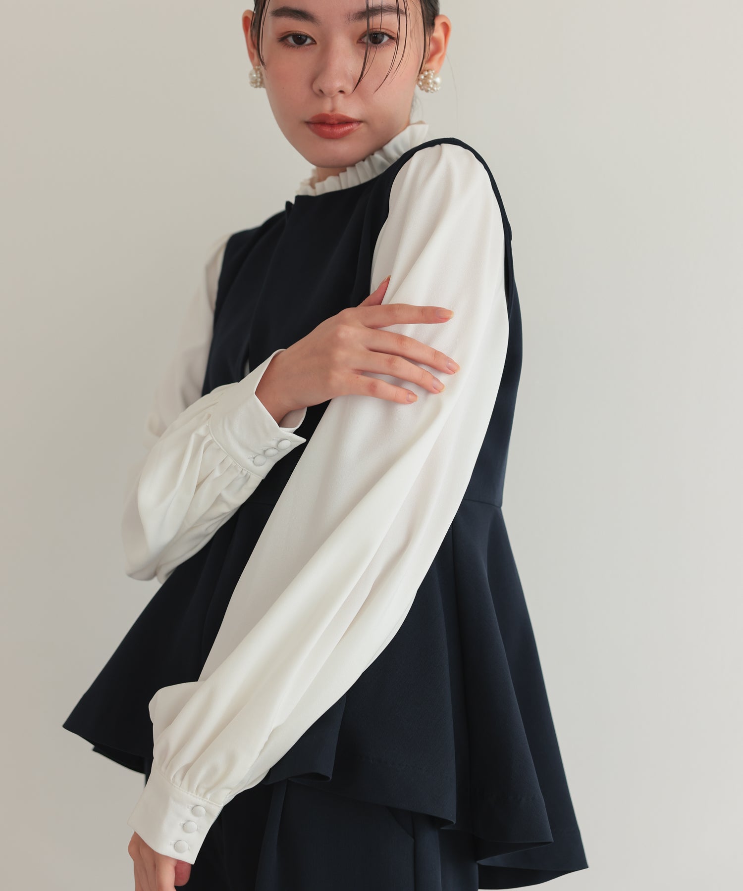 クルーネックベストセットアップスーツ/22125604