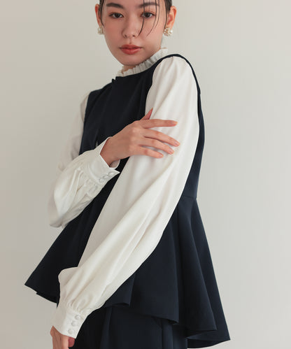 クルーネックベストセットアップスーツ/22125604