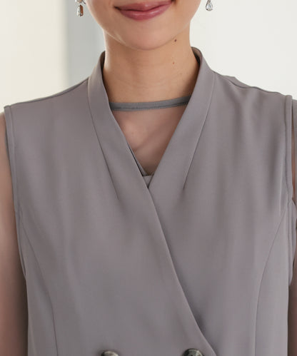 シアーレイヤード2WAYドレスセット/22325283