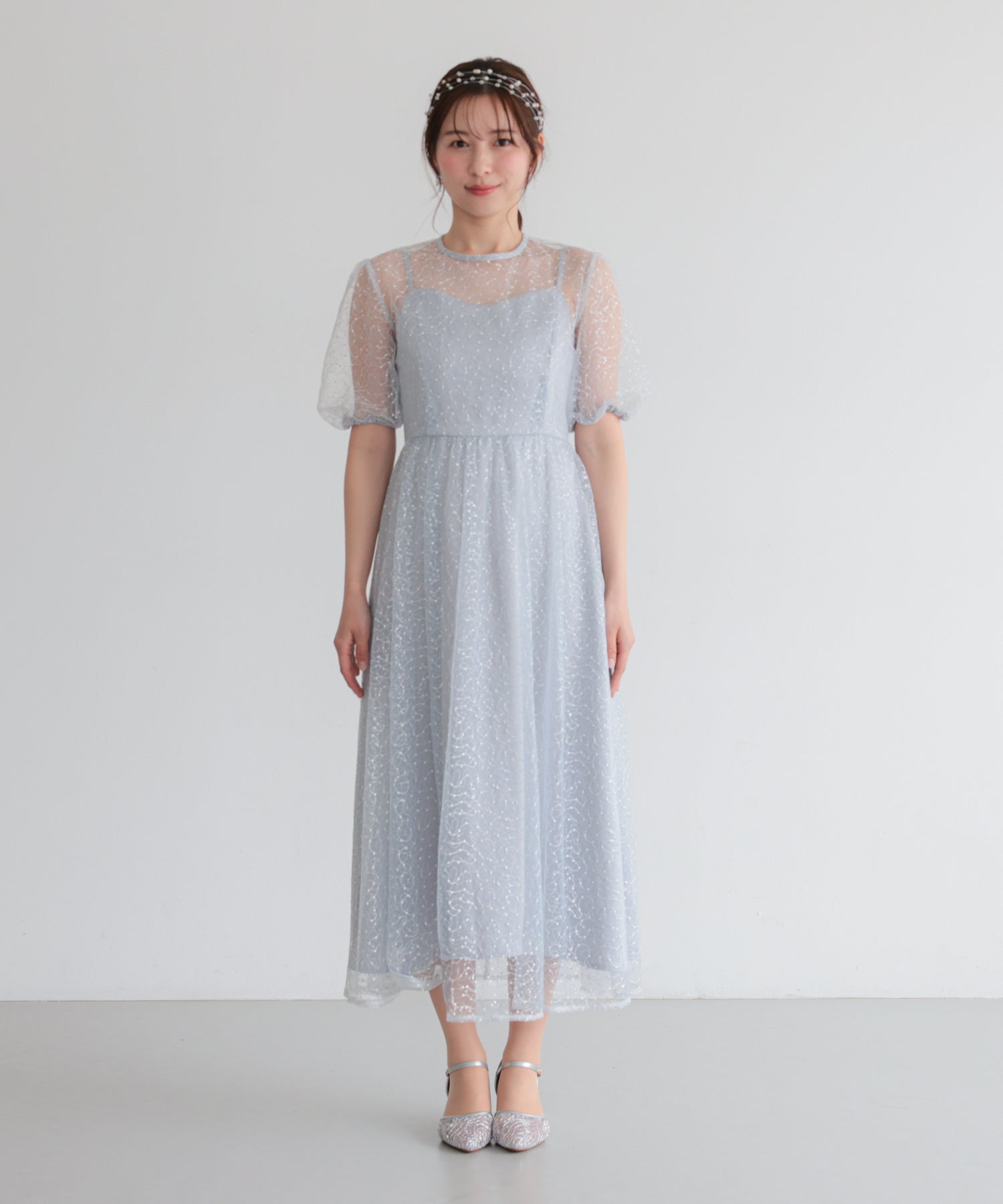 結婚式・お呼ばれドレス|シアースパンコールロングドレス/22326288 結婚式・お呼ばれドレス|シアースパンコールロングドレス/22326288