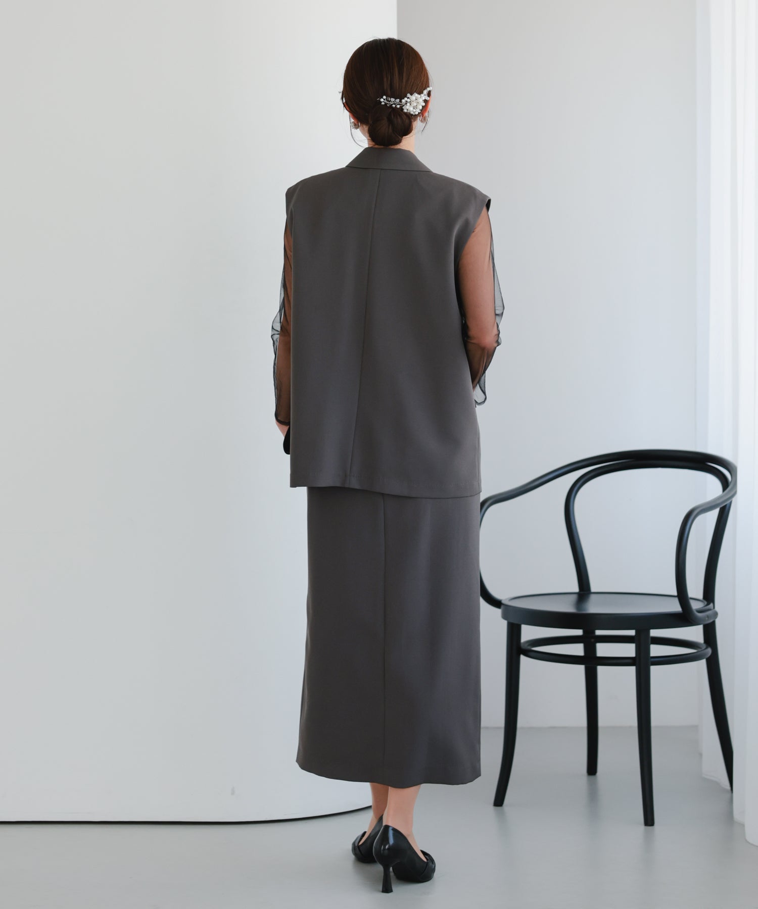 チャコール/162㎝/Mサイズ着用