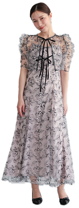 シアーレースボレロセットアップドレス/22325280