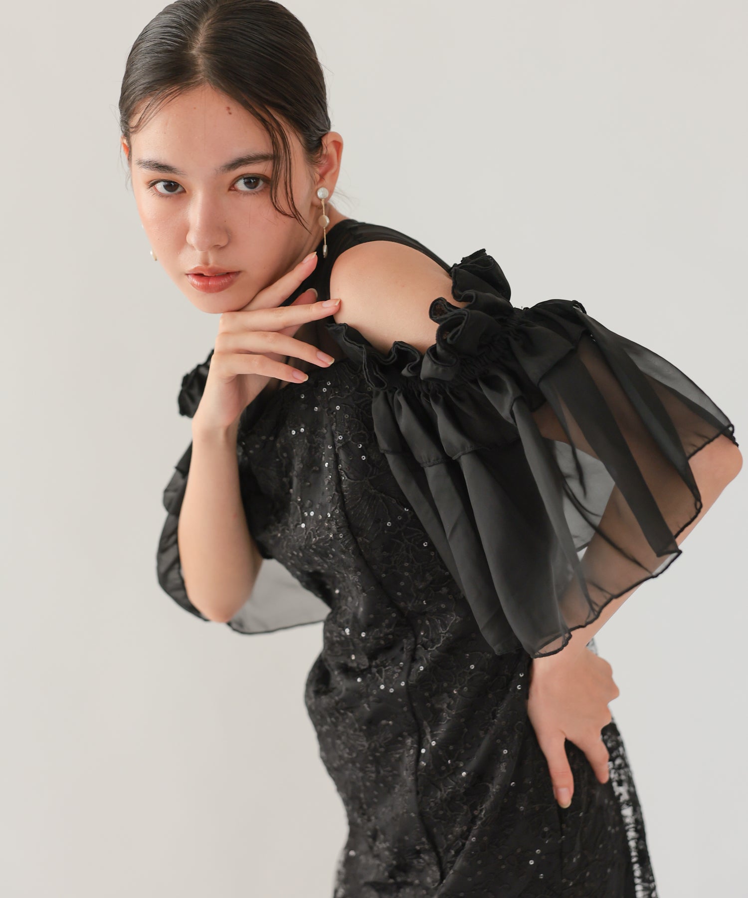 ブラック/164cm/Mサイズ着用