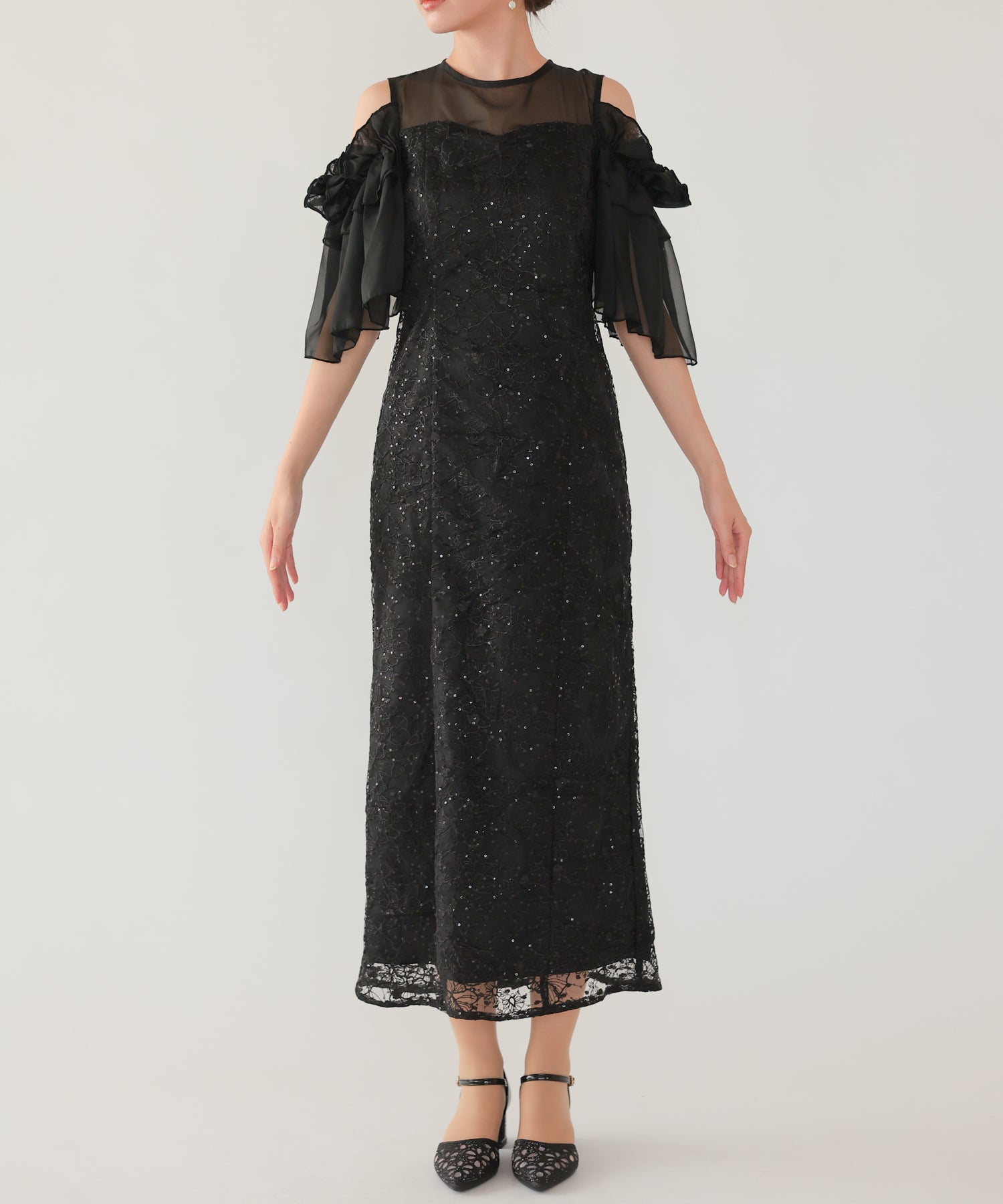 ブラック/164cm/Mサイズ着用