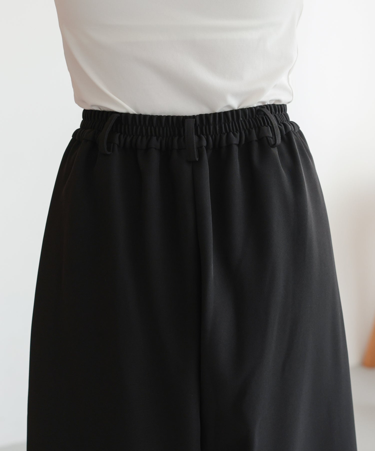 アシンメトリードレープパンツセットアップスーツ/22125609