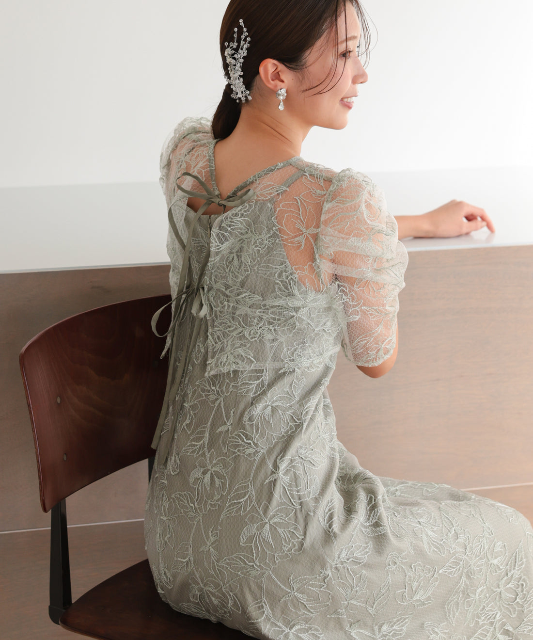 グリーン/162cm/Mサイズ着用