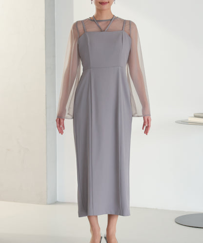 シアーレイヤード2WAYドレスセット/22325283