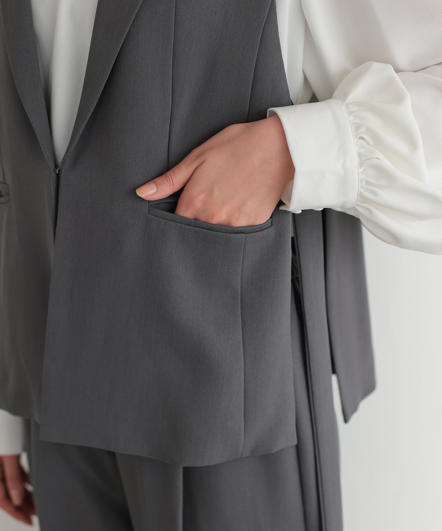 サイドベルトジレセットアップスーツ/22125607