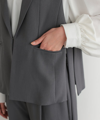 サイドベルトジレセットアップスーツ/22125607