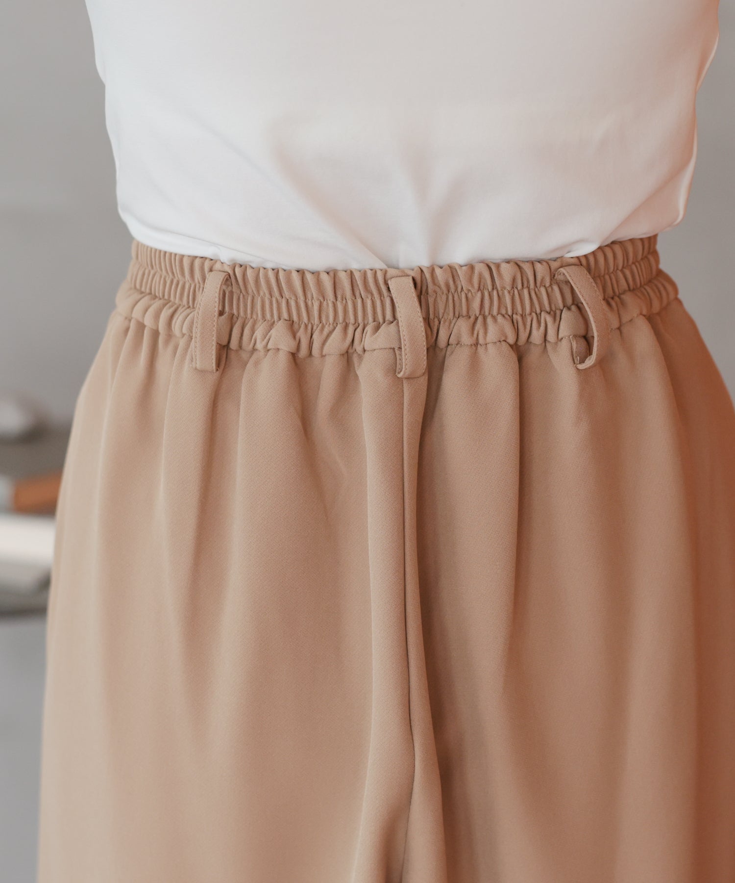 ベージュ/162cm/Mサイズ着用