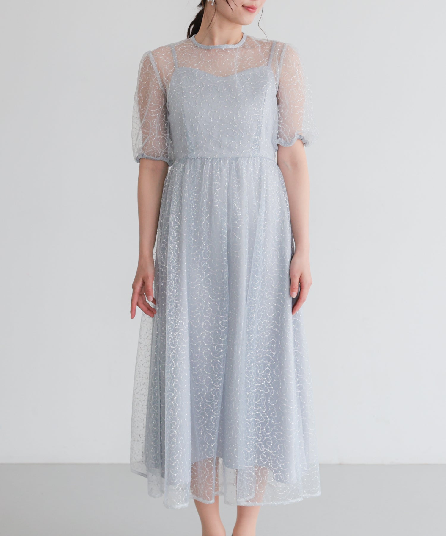 シアースパンコールフレアドレス/22326288