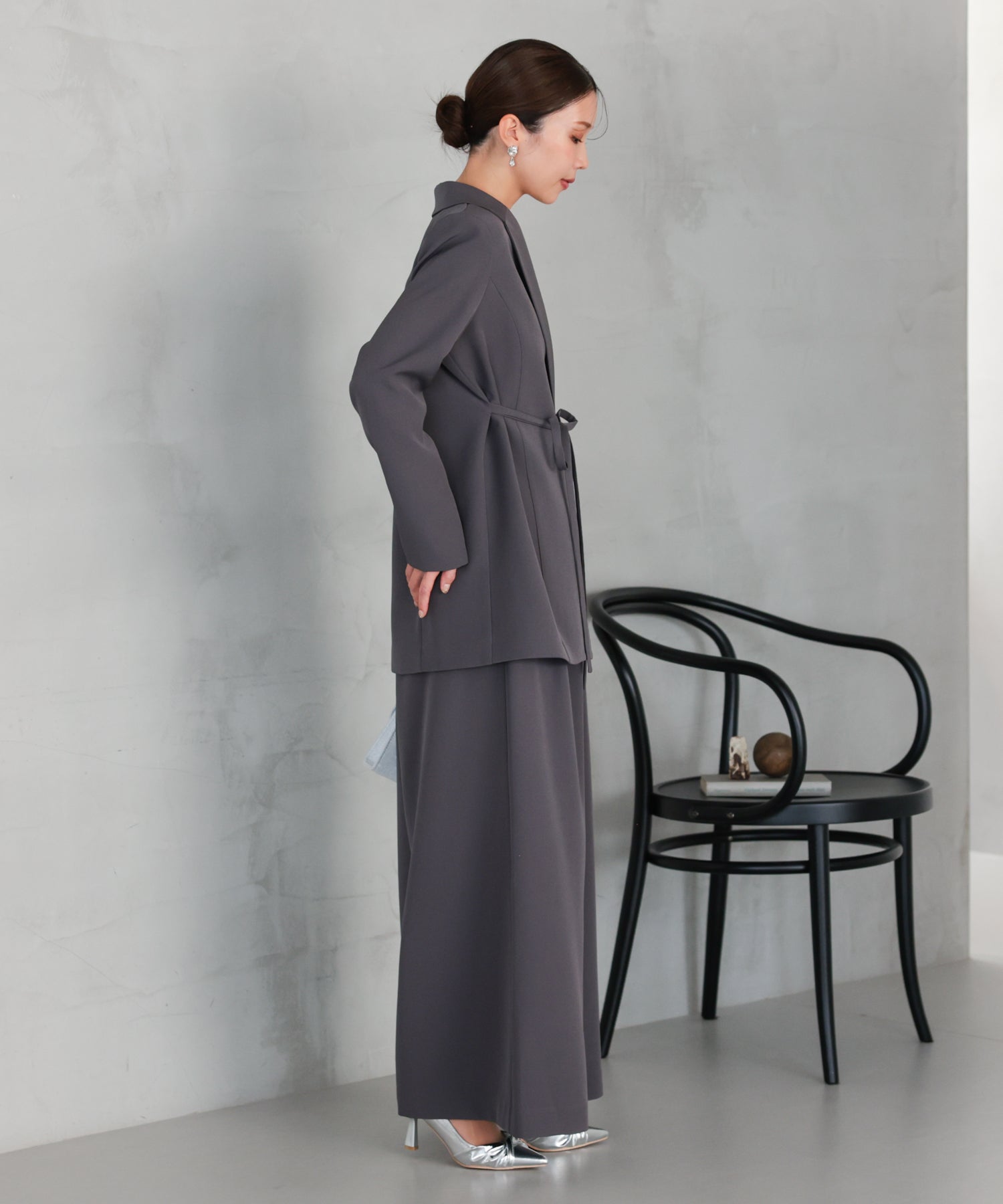 クラシックテーラード ウエストタイスーツ/22125610