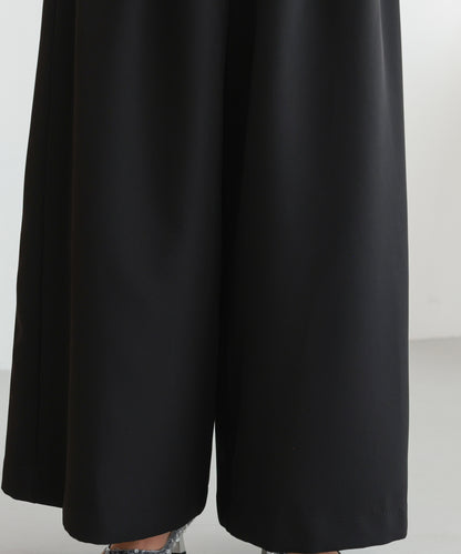 アシンメトリードレープパンツセットアップスーツ/22125609