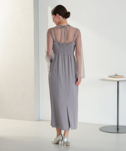 シアーレイヤード2WAYドレスセット/22325283