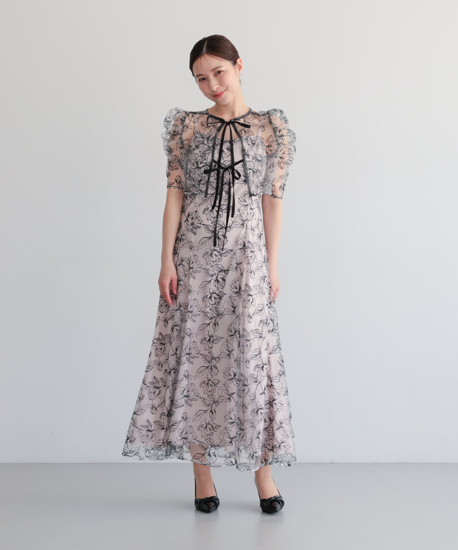 シアーレースボレロセットアップドレス/22325280