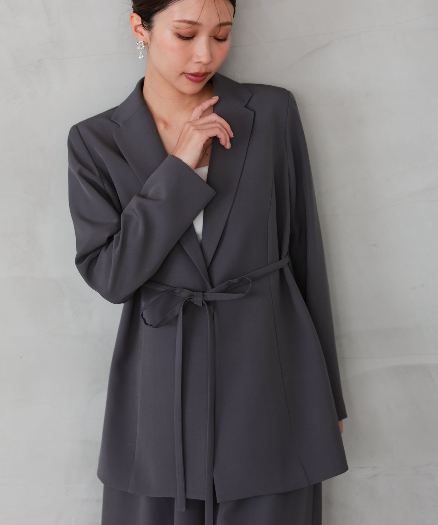 クラシックテーラード ウエストタイスーツ/22125610