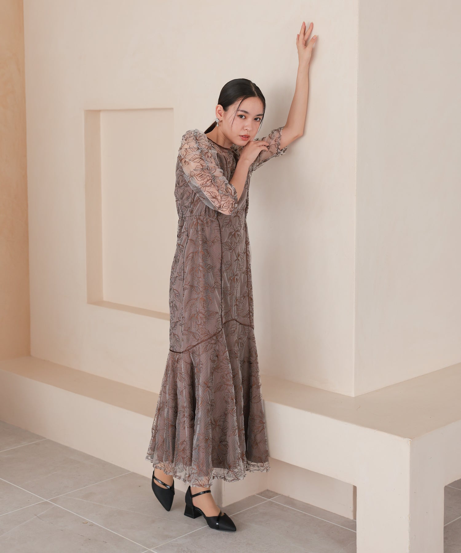 ブラウン/164cm/Mサイズ着用