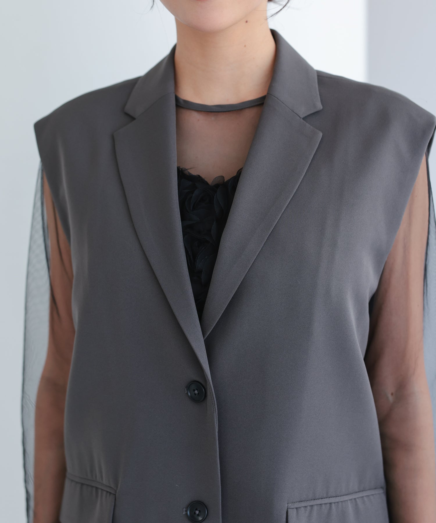 チャコール/162㎝/Mサイズ着用