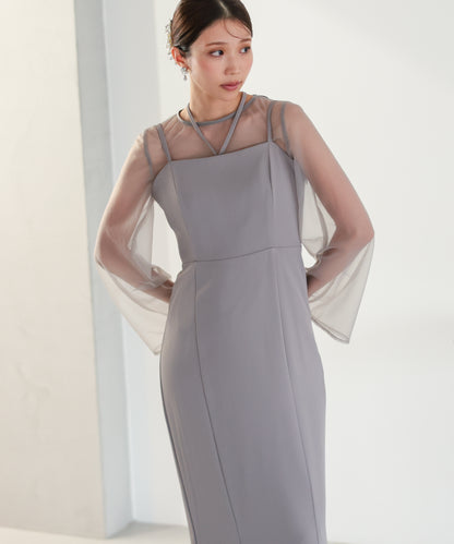 シアーレイヤード2WAYドレスセット/22325283