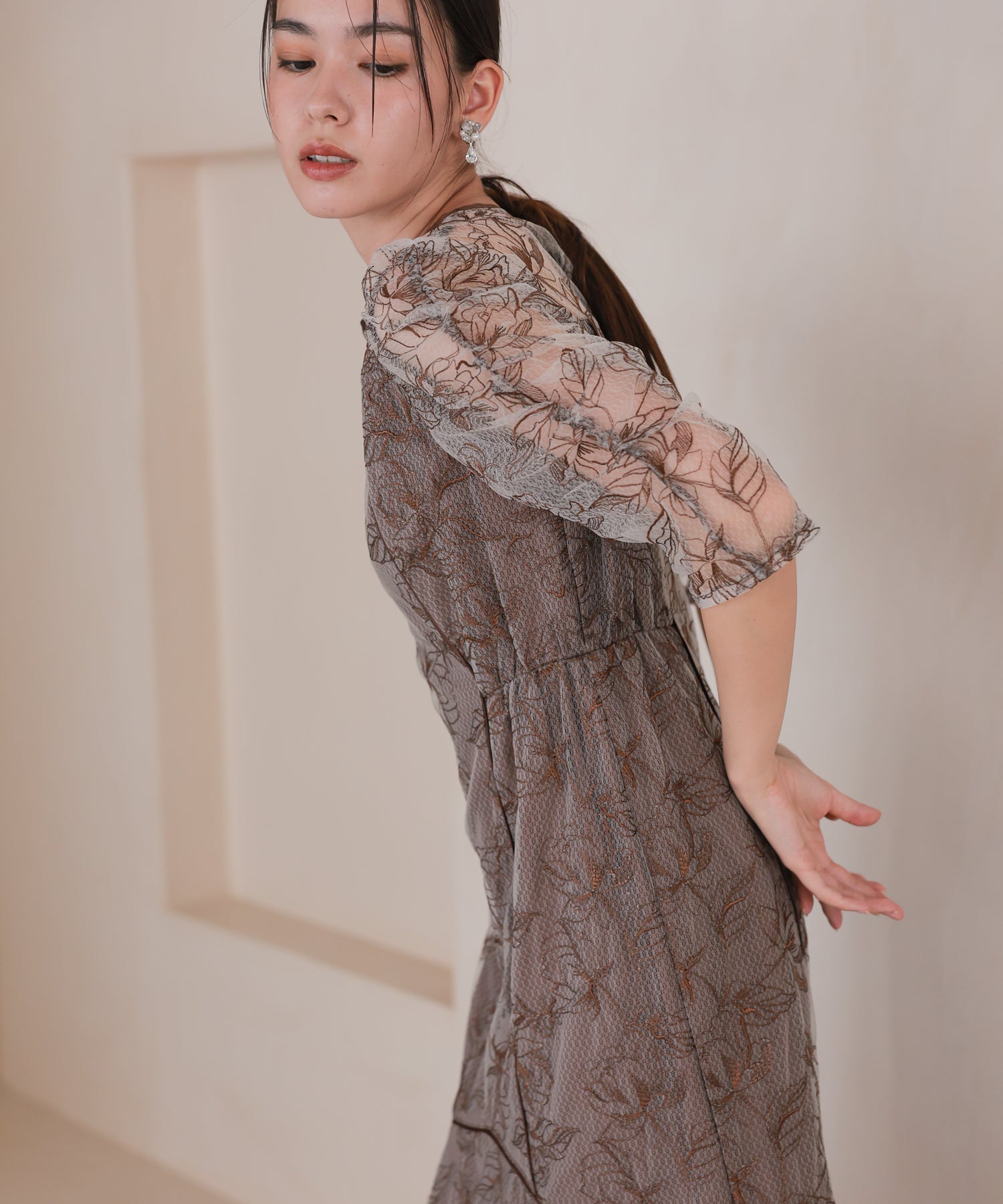 ブラウン/164cm/Mサイズ着用