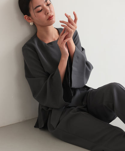 リボンペプラムセットアップスーツ/22125605