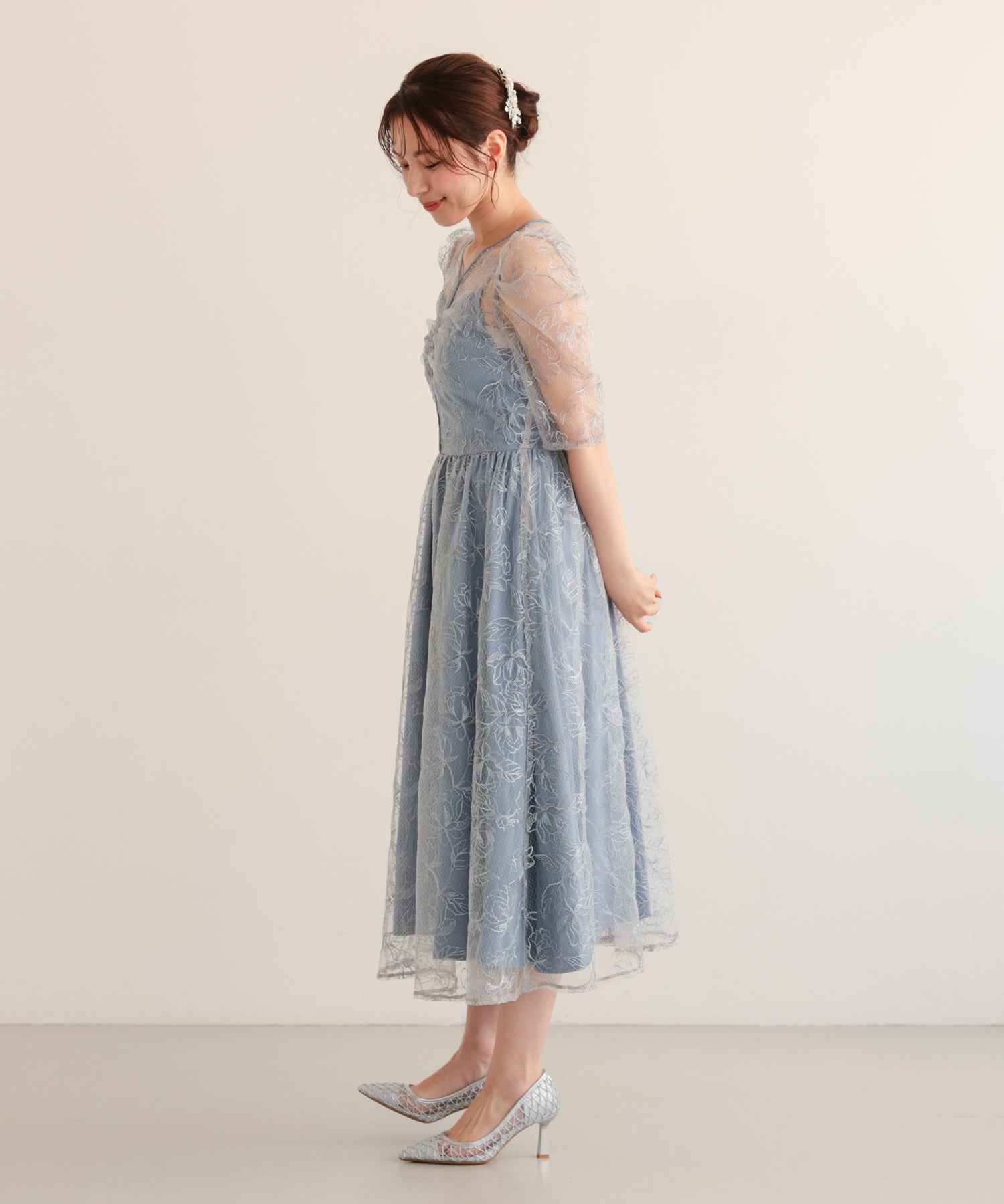 ライトブルー/163cm/Mサイズ着用