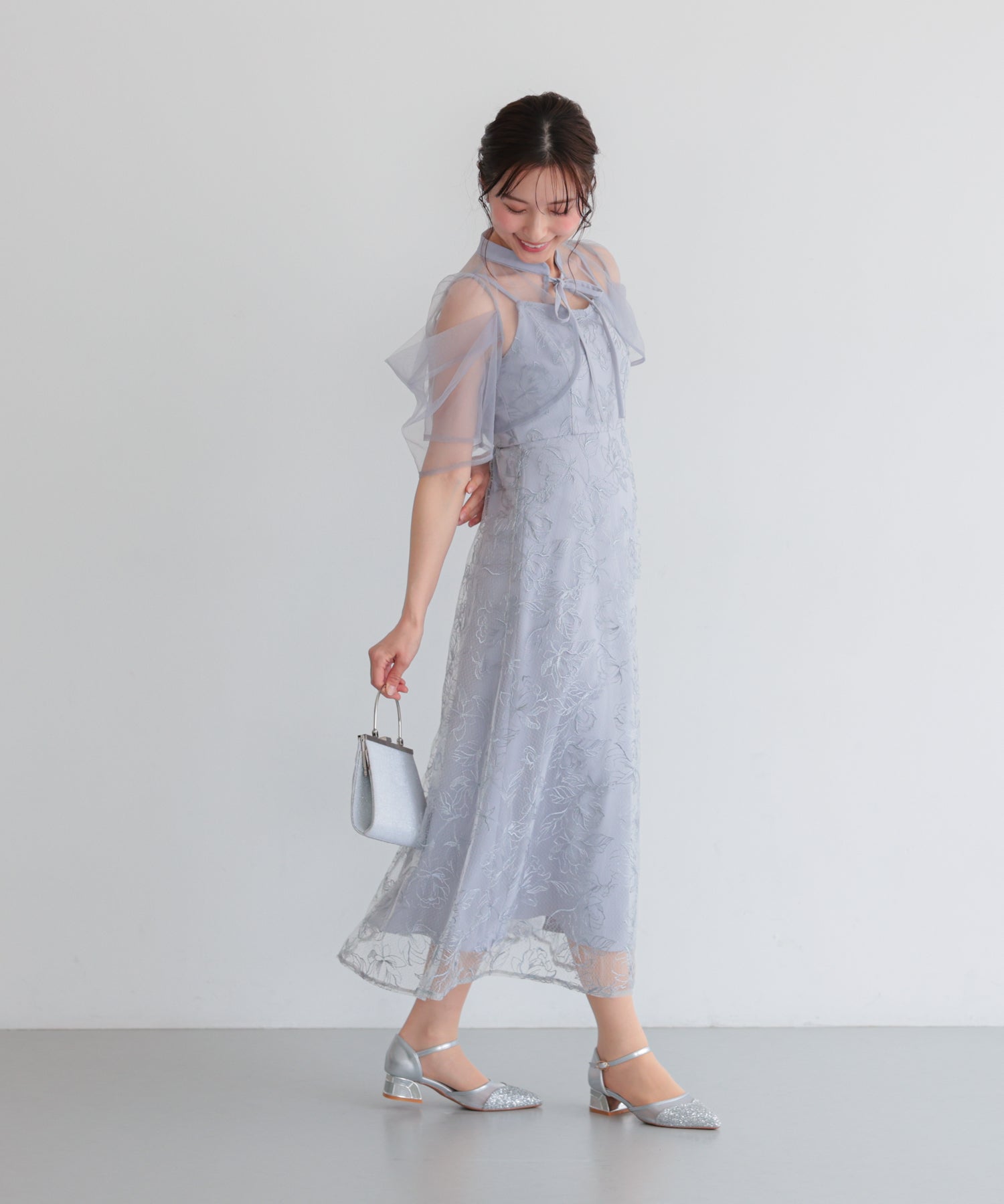 ライトブルー/163cm/Mサイズ着用