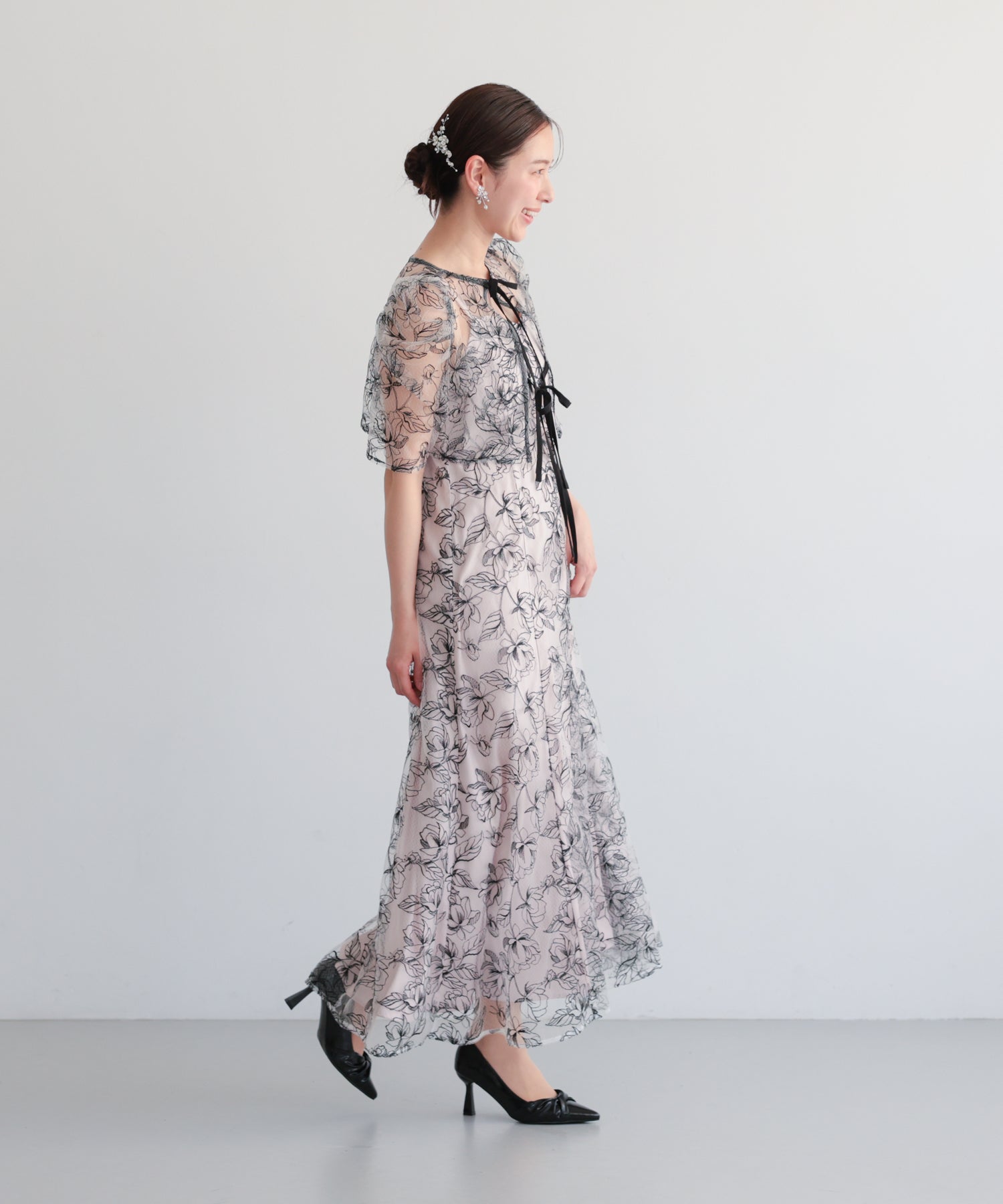 シアーレースボレロセットアップドレス/22325280