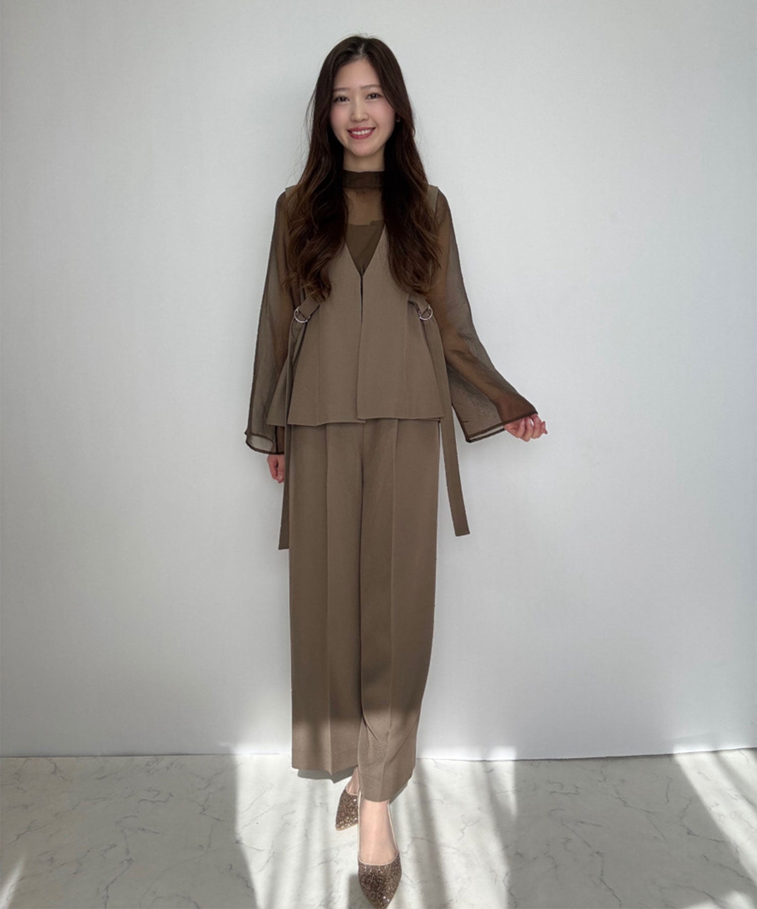 ブラウン/Mサイズ/163cm