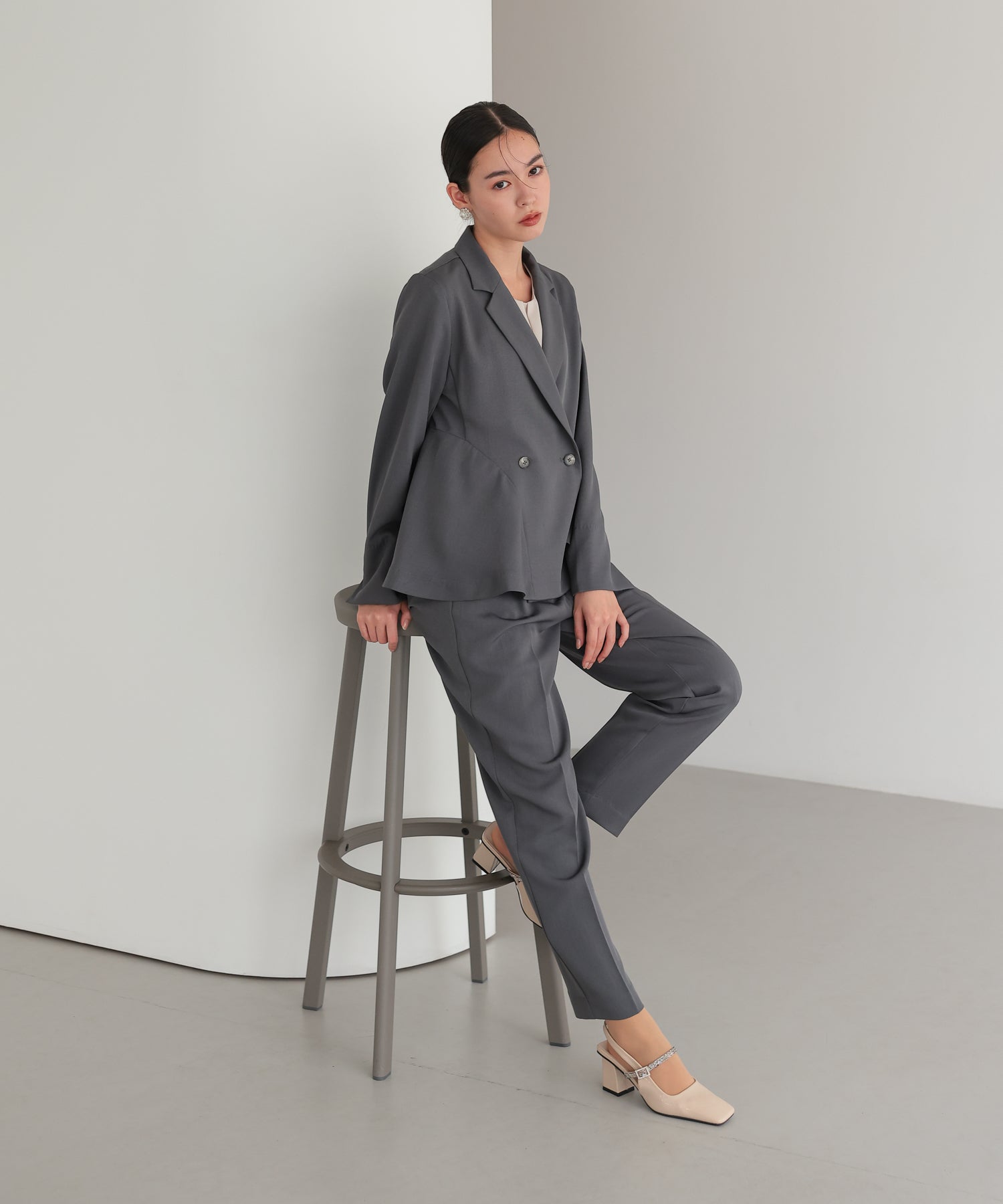 サイドフレアセットアップスーツ/22125606