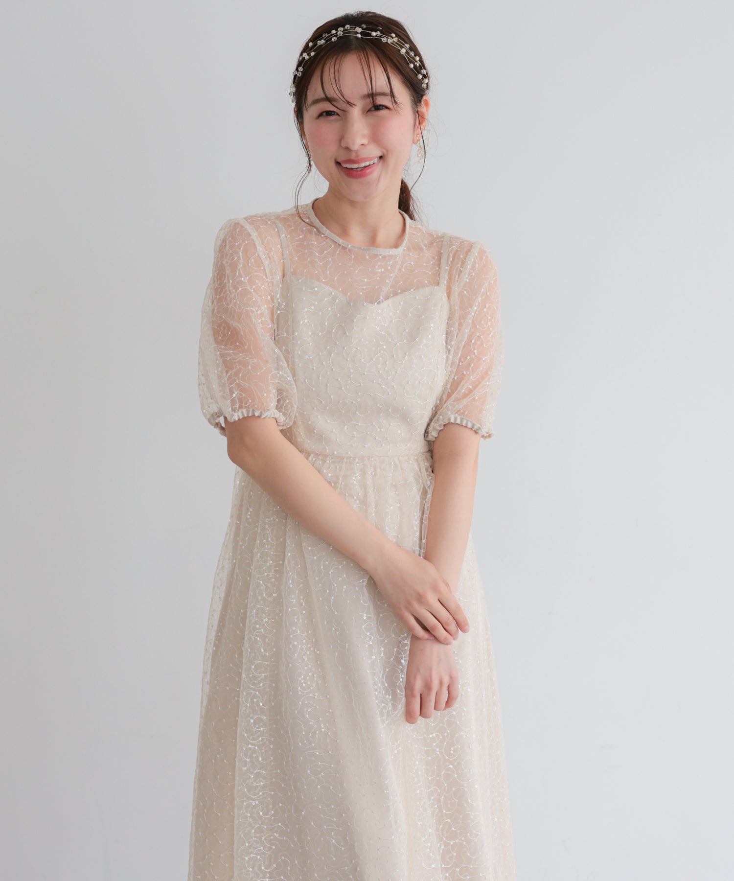 シアースパンコールフレアドレス/22326288