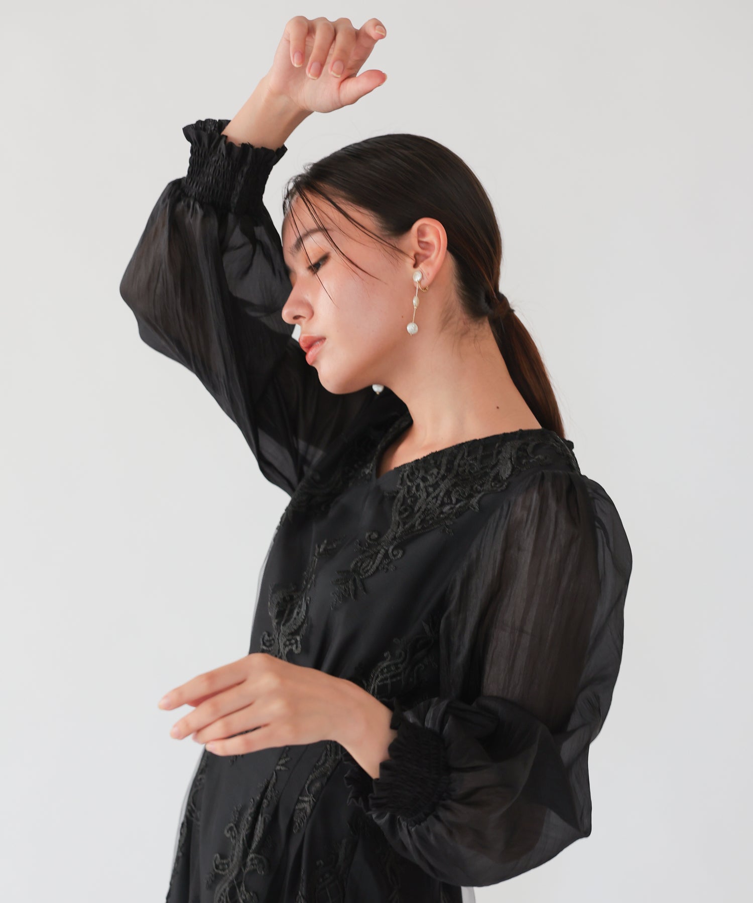 ブラック/164cm/Mサイズ着用