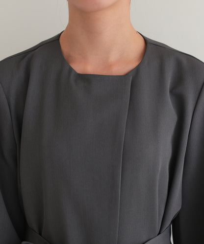 リボンペプラムセットアップスーツ/22125605