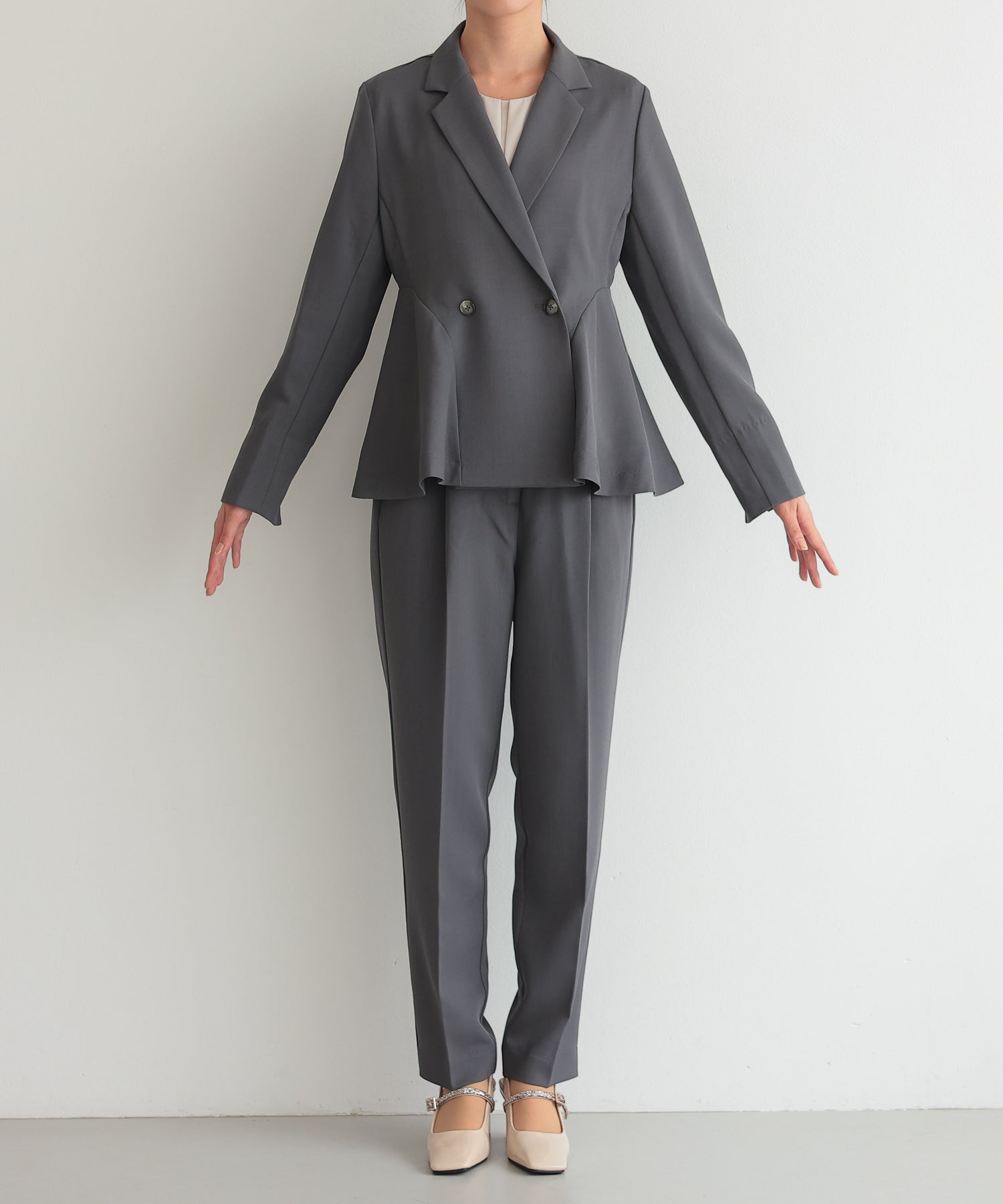 サイドフレアセットアップスーツ/22125606