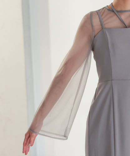 シアーレイヤード2WAYドレスセット/22325283