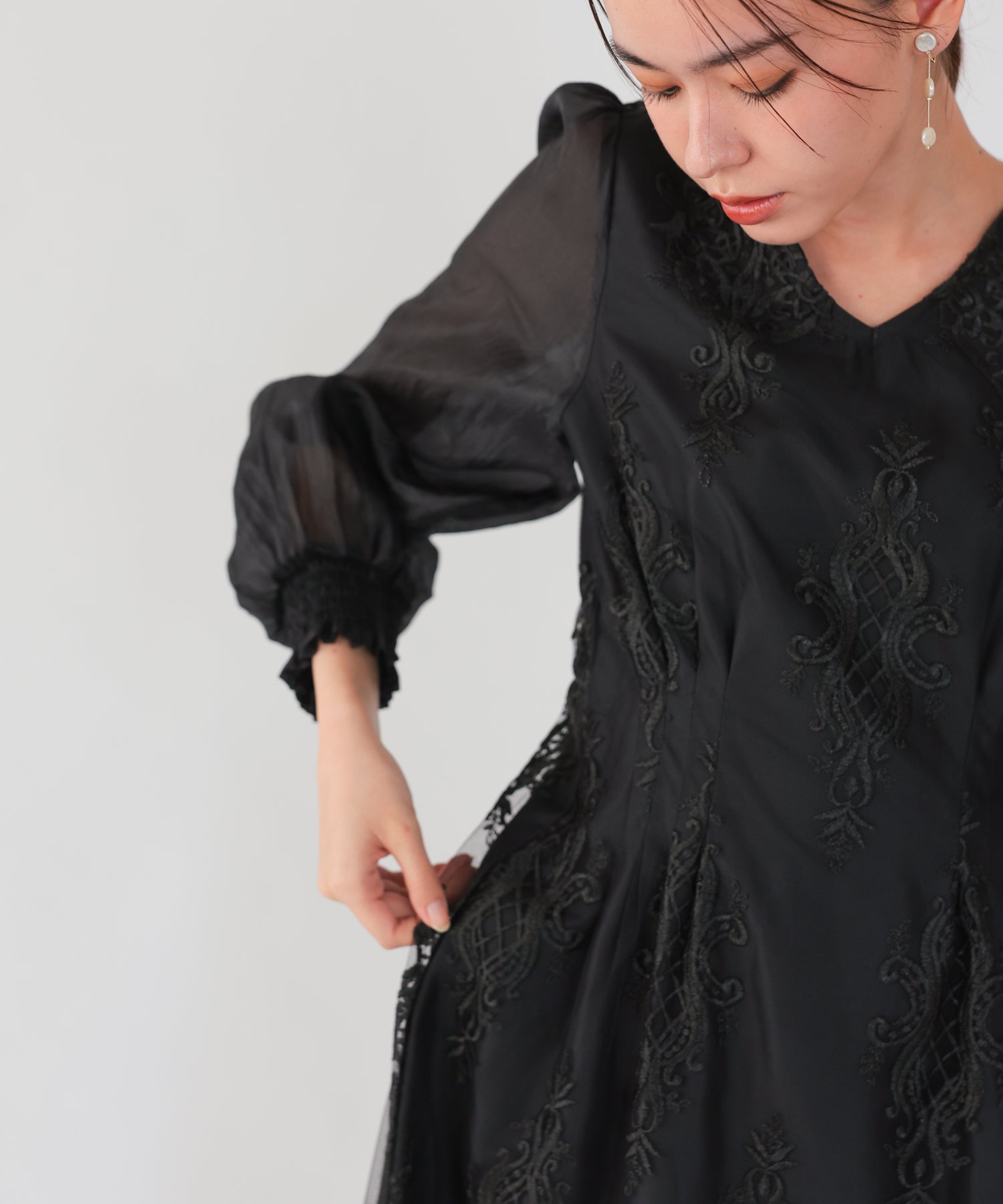 ブラック/164cm/Mサイズ着用