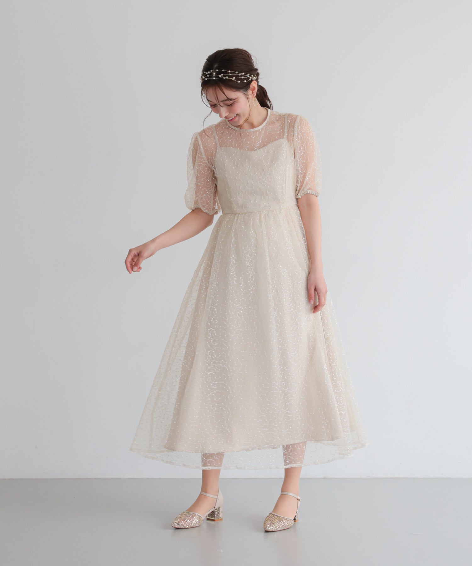 シアースパンコールフレアドレス/22326288