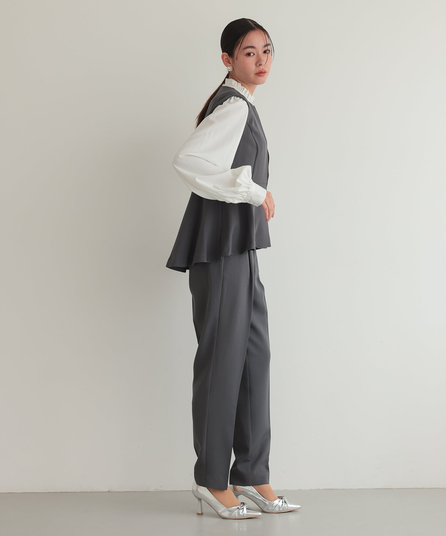 クルーネックベストセットアップスーツ/22125604