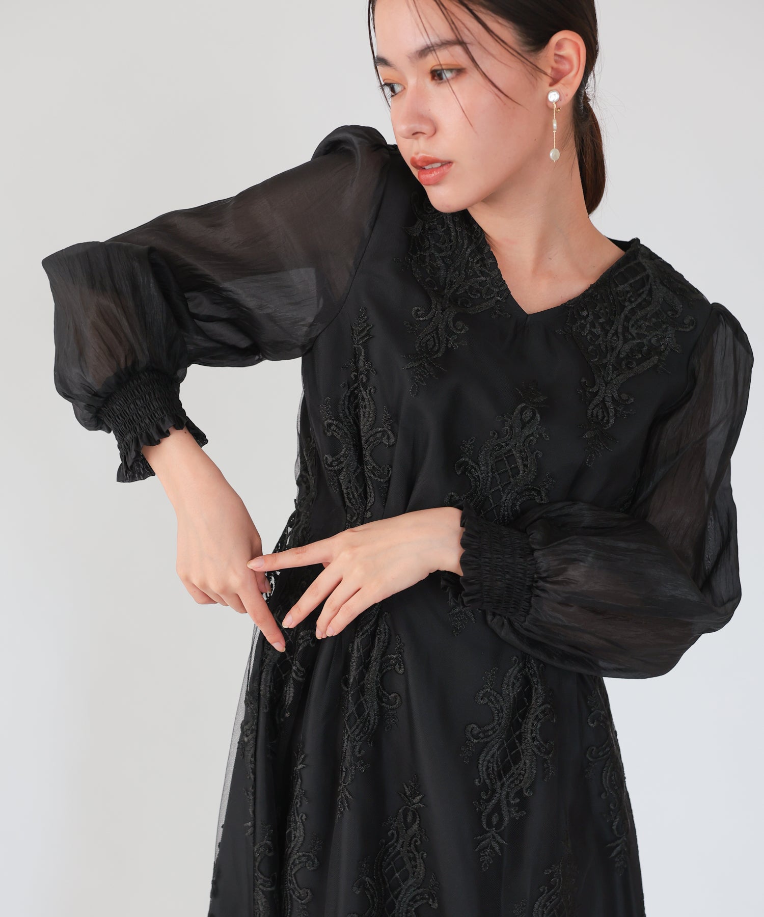 ブラック/164cm/Mサイズ着用