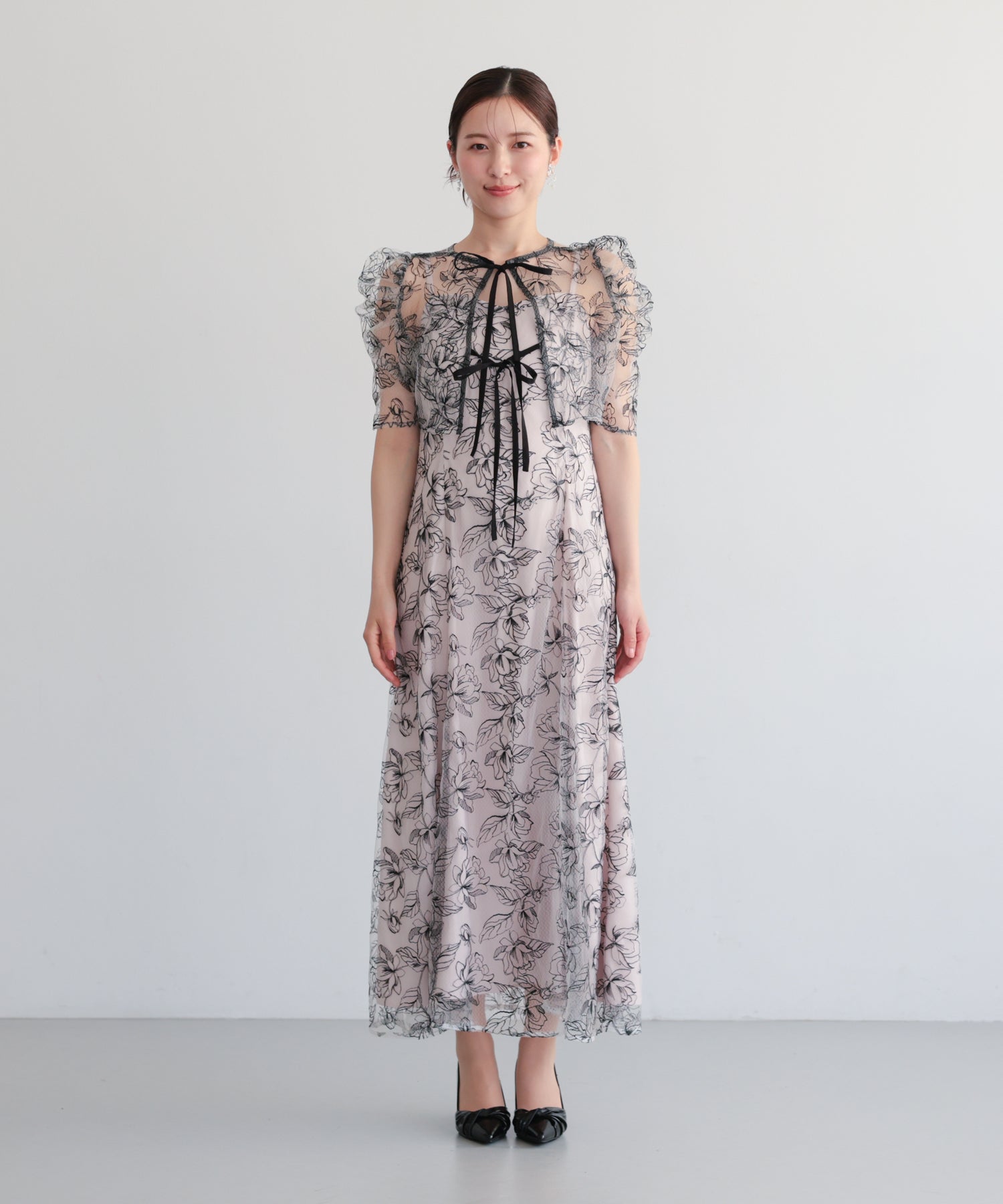 シアーレースボレロセットアップドレス/22325280